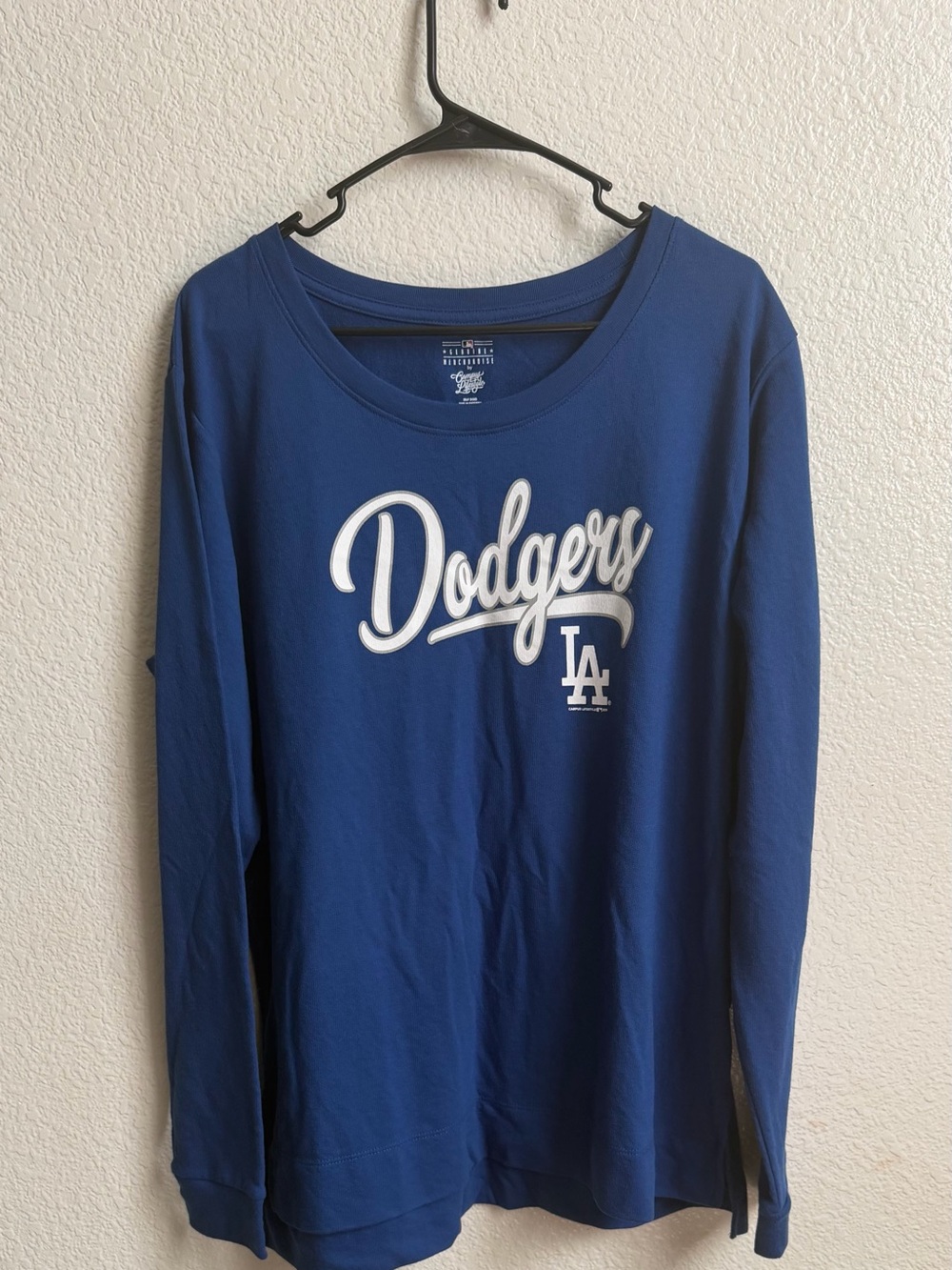 Los Angeles Dodgers Long-Sleeve Crewneck Shirt - Blue